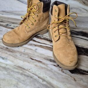 Timberland Women's Tan Lace Up Boots